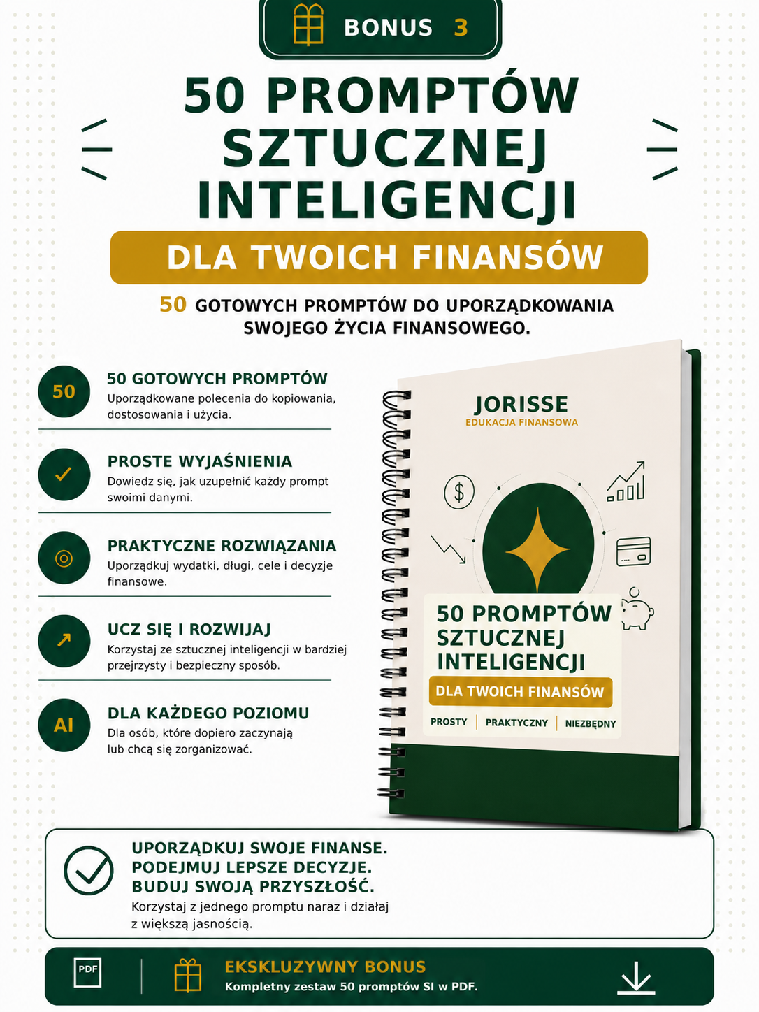 50 Promptów AI do Twoich Finansów